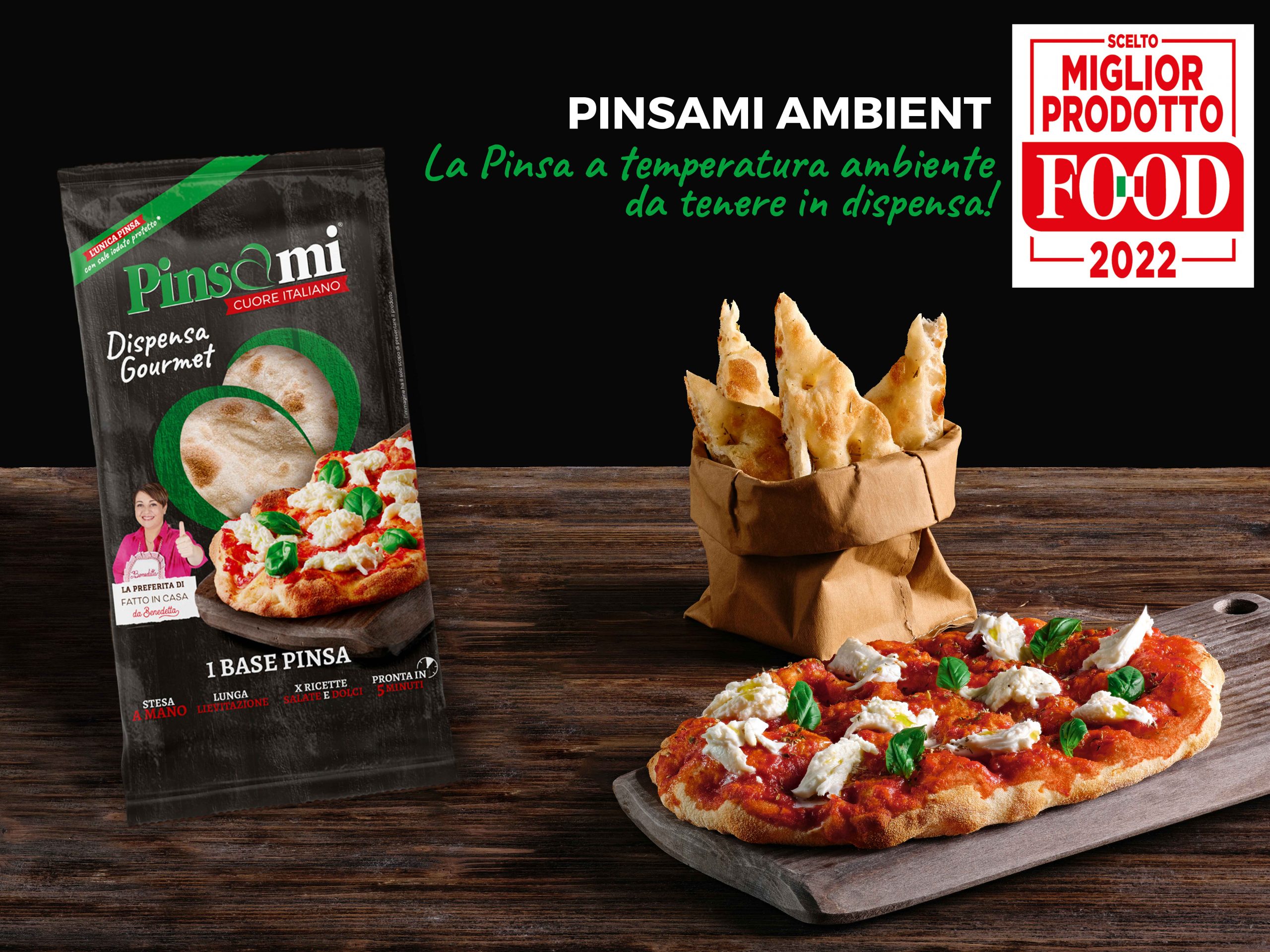 Miglior Prodotto Food: Pinsami Ambient con il pacl e esempio di pinsami ambient ricettata margherita