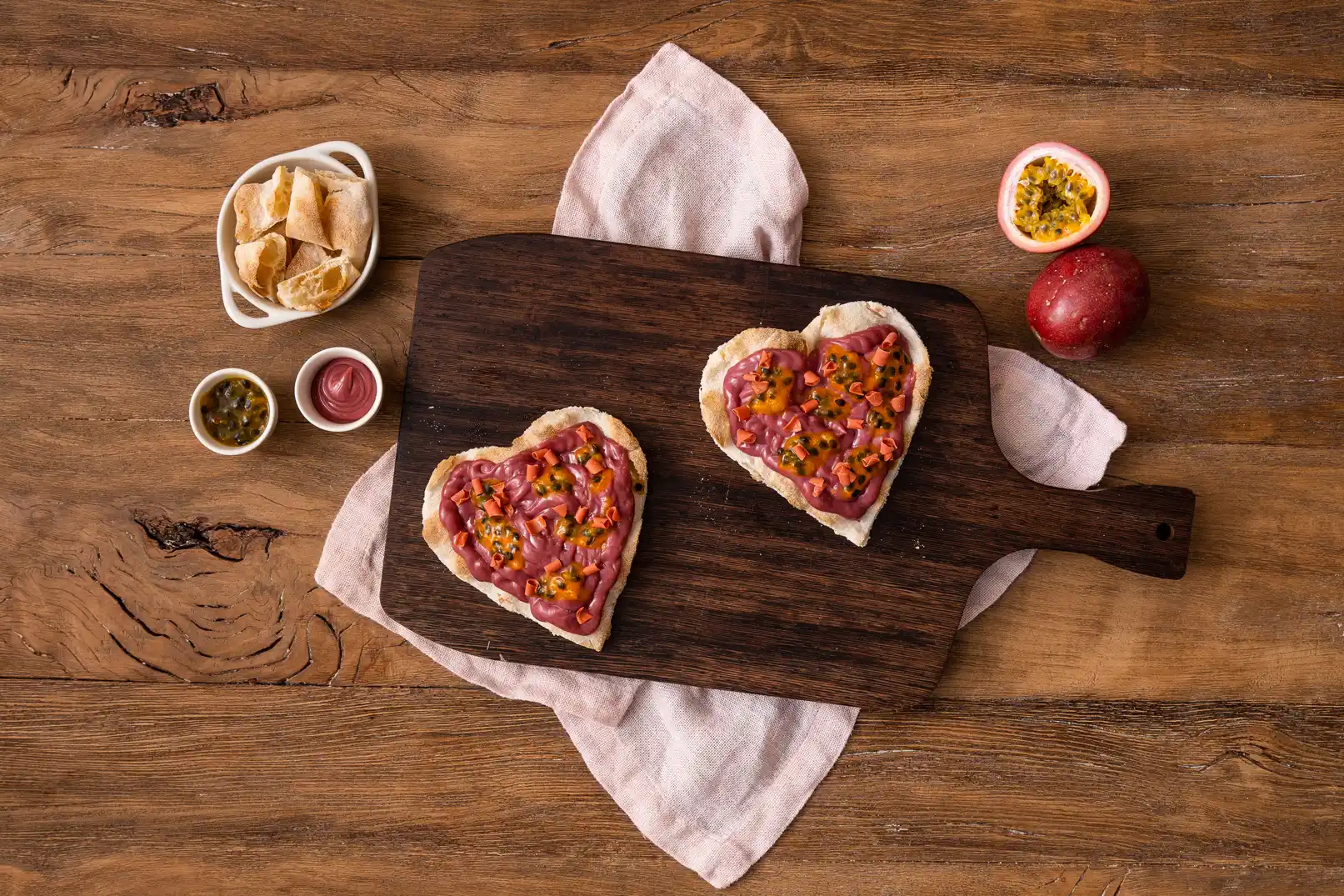 Pinsa San Valentino con Cioccolato ruby
