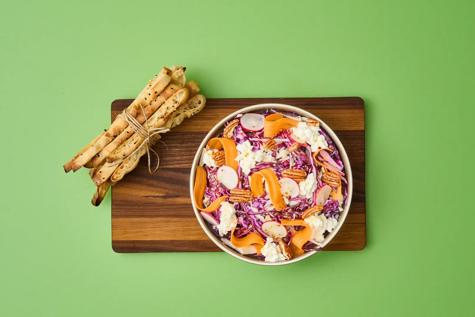 Insalata autunnale con Grissini di Pinsa