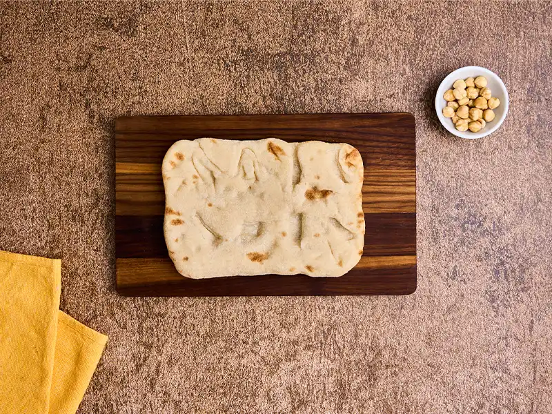 Base per mini pinsa con ricotta e pere